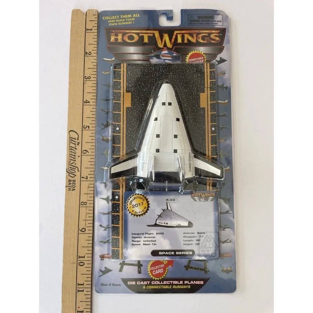 Hot Wings‎ X-33 Space Series Die Cast Plane 2017 Collector Edition NASA Shuttle
